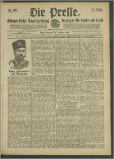 Die Presse 1908, Jg. 26, Nr. 236 Zweites Blatt, Beilagenwerbung