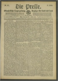 Die Presse 1908, Jg. 26, Nr. 237 Zweites Blatt, Drittes Blatt, Beilagenwerbung