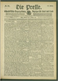 Die Presse 1908, Jg. 26, Nr. 242 Zweites Blatt, Drittes Blatt