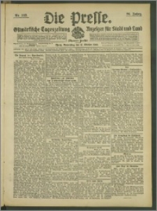 Die Presse 1908, Jg. 26, Nr. 243 Zweites Blatt, Drittes Blatt