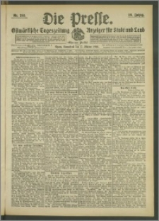 Die Presse 1908, Jg. 26, Nr. 245 Zweites Blatt
