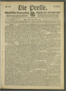 Die Presse 1908, Jg. 26, Nr. 246 Zweites Blatt, Drittes Blatt