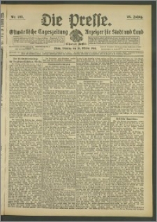 Die Presse 1908, Jg. 26, Nr. 247 Zweites Blatt, Drittes Blatt