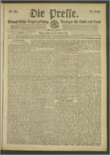 Die Presse 1908, Jg. 26, Nr. 252 Zweites Blatt, Drittes Blatt, Viertes Blatt