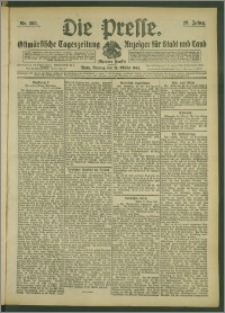 Die Presse 1908, Jg. 26, Nr. 253 Zweites Blatt
