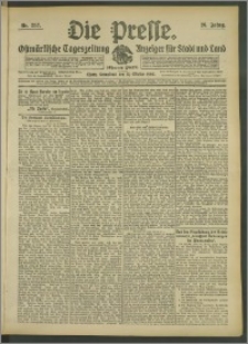 Die Presse 1908, Jg. 26, Nr. 257 Zweites Blatt
