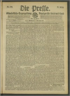 Die Presse 1908, Jg. 26, Nr. 260 Zweites Blatt