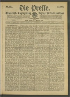 Die Presse 1908, Jg. 26, Nr. 262 Zweites Blatt