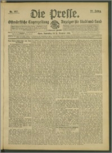 Die Presse 1908, Jg. 26, Nr. 267 Zweites Blatt