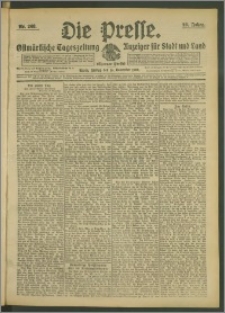 Die Presse 1908, Jg. 26, Nr. 268 Zweites Blatt, Drittes Blatt
