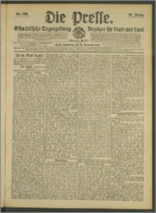 Die Presse 1908, Jg. 26, Nr. 280 Zweites Blatt, Drittes Blatt, Beilagenwerbung