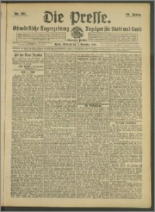 Die Presse 1908, Jg. 26, Nr. 283 Zweites Blatt, Drittes Blatt