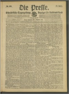 Die Presse 1908, Jg. 26, Nr. 286 Zweites Blatt