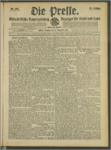 Die Presse 1908, Jg. 26, Nr. 294 Zweites Blatt, Drittes Blatt