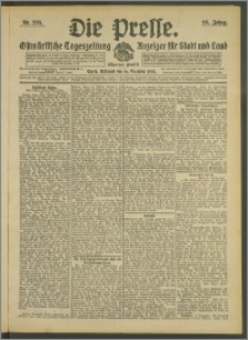 Die Presse 1908, Jg. 26, Nr. 295 Zweites Blatt, Drittes Blatt