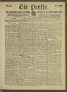 Die Presse 1908, Jg. 26, Nr. 296 Zweites Blatt, Drittes Blatt