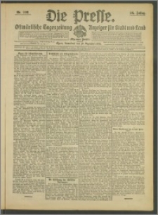 Die Presse 1908, Jg. 26, Nr. 298 Zweites Blatt