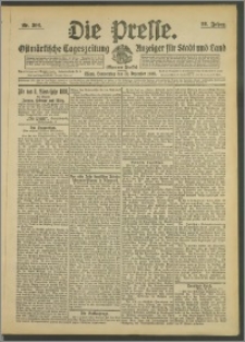 Die Presse 1908, Jg. 26, Nr. 306 Zweites Blatt, Drittes Blatt