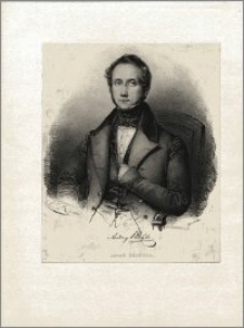 André Plichta (portret-popiersie z facsimile podpisu)