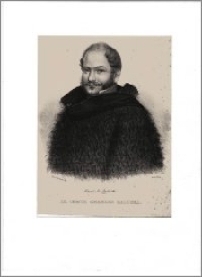 Le Comte Charles Zaluski (portret-popiersie z facsimile podpisu)