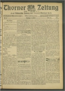 Thorner Zeitung 1907, Nr. 12 Erstes Blatt