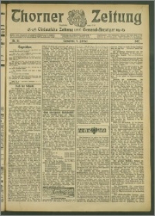 Thorner Zeitung 1907, Nr. 34