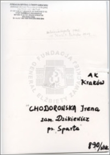 Chodorowska Irena