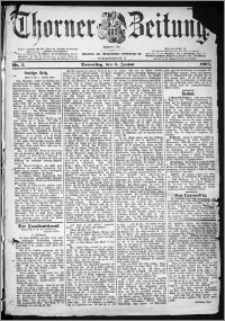 Thorner Zeitung 1900, Nr. 2 Erstes Blatt