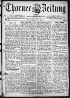 Thorner Zeitung 1900, Nr. 8 Erstes Blatt