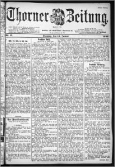 Thorner Zeitung 1900, Nr. 11 Erstes Blatt