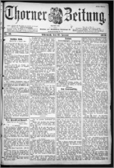 Thorner Zeitung 1900, Nr. 13 Erstes Blatt