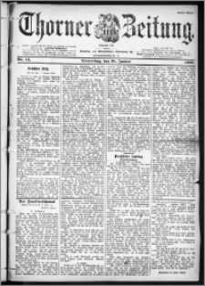 Thorner Zeitung 1900, Nr. 14 Erstes Blatt