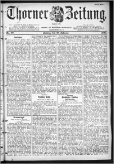 Thorner Zeitung 1900, Nr. 39 Erstes Blatt