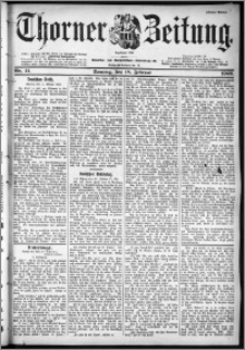 Thorner Zeitung 1900, Nr. 41 Erstes Blatt