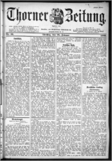 Thorner Zeitung 1900, Nr. 42 Erstes Blatt