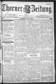 Thorner Zeitung 1900, Nr. 73 Erstes Blatt