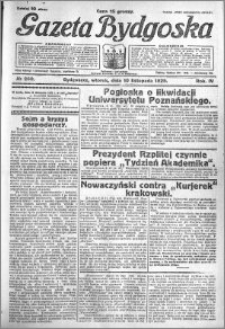 Gazeta Bydgoska 1925.11.10 R.4 nr 260