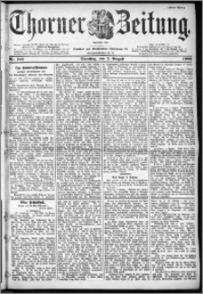 Thorner Zeitung 1900, Nr. 182 Erstes Blatt
