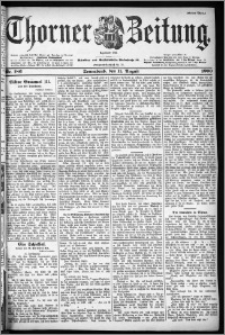 Thorner Zeitung 1900, Nr. 186 Erstes Blatt