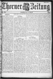 Thorner Zeitung 1900, Nr. 193 Zweites Blatt