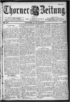 Thorner Zeitung 1900, Nr. 214 Erstes Blatt