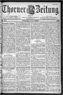 Thorner Zeitung 1900, Nr. 244 Erstes Blatt