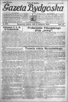 Gazeta Bydgoska 1925.11.21 R.4 nr 270