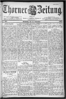 Thorner Zeitung 1900, Nr. 267 Erstes Blatt