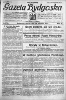 Gazeta Bydgoska 1925.11.24 R.4 nr 272