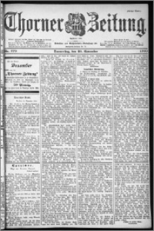 Thorner Zeitung 1900, Nr. 279 Erstes Blatt