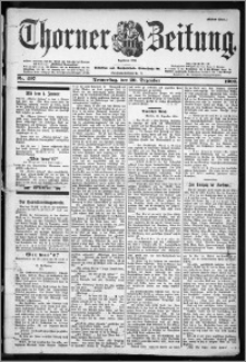 Thorner Zeitung 1900, Nr. 297 Erstes Blatt