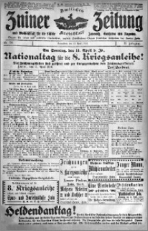 Zniner Zeitung 1918.04.13 R. 31 nr 30