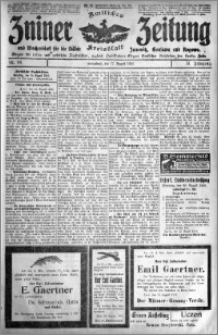 Zniner Zeitung 1918.08.17 R. 31 nr 66