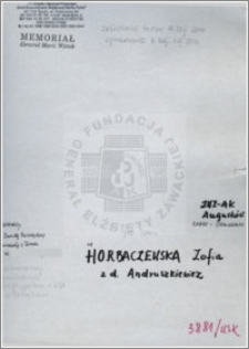 Horbaczewska Zofia